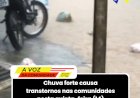 Chuva forte causa transtornos nas comunidades nesta quinta-feira (14) no Recife